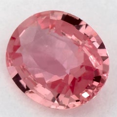 0.84 Ct Pink Sapphire Oval Loose Gemstone (pierre précieuse en vrac)