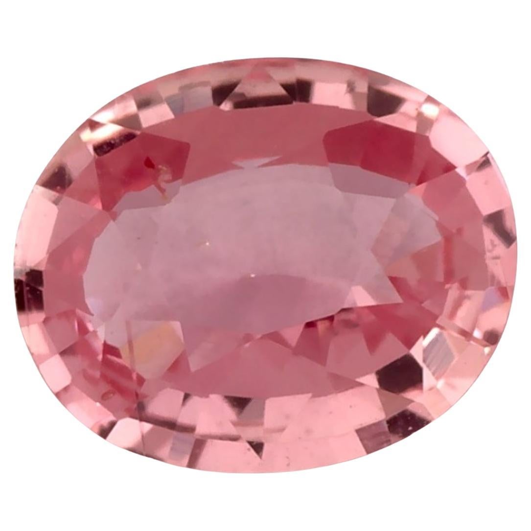 0.84 Ct Pink Sapphire Oval Loose Gemstone