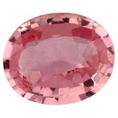 0.84 Ct Pink Sapphire Oval Loose Gemstone