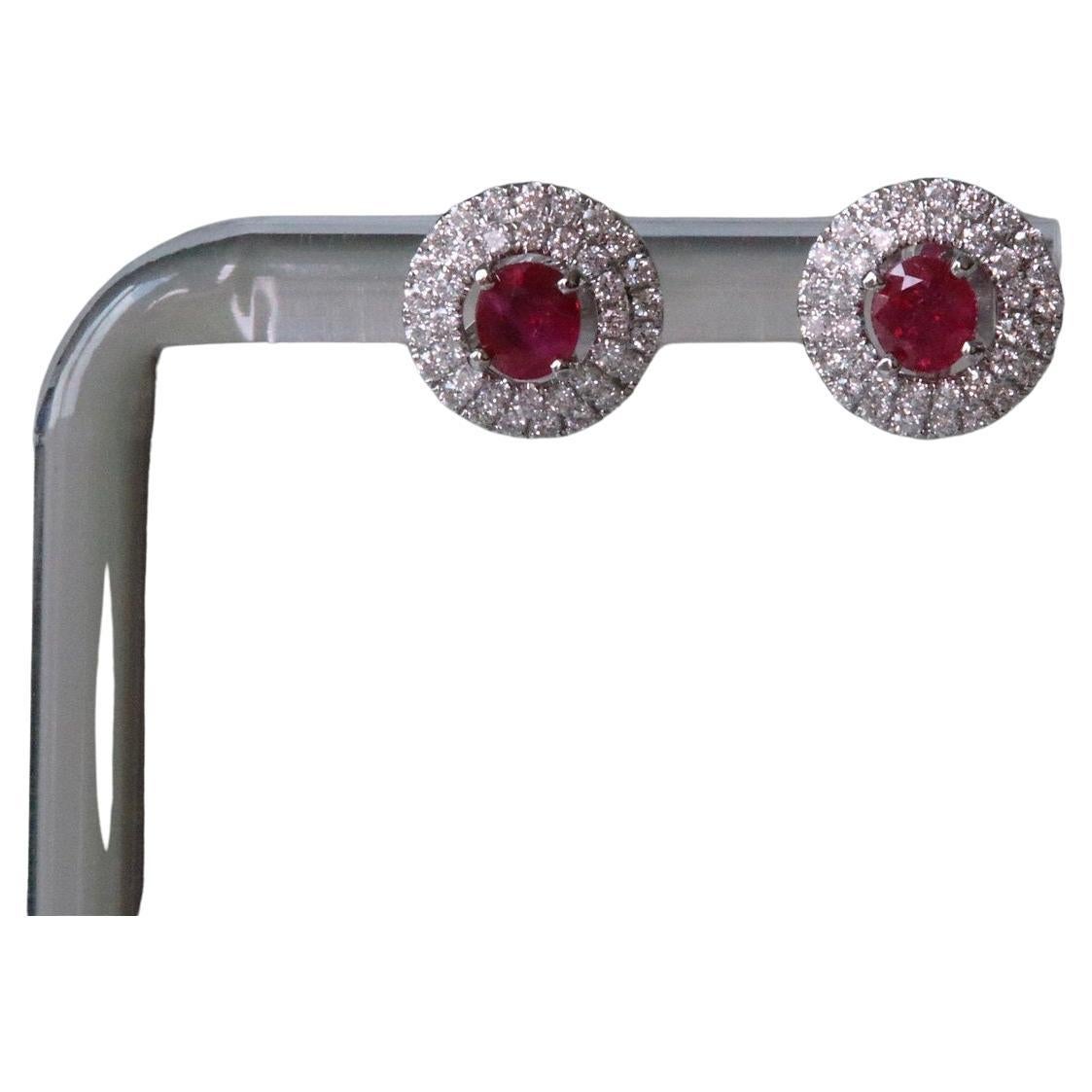 Rubies that are completely untreated are worth far more than those that have been treated. Geographical origin also has a major impact on price.

The rubies are from Burma and completely untreated or altered in any way. They exhibit eye-clean