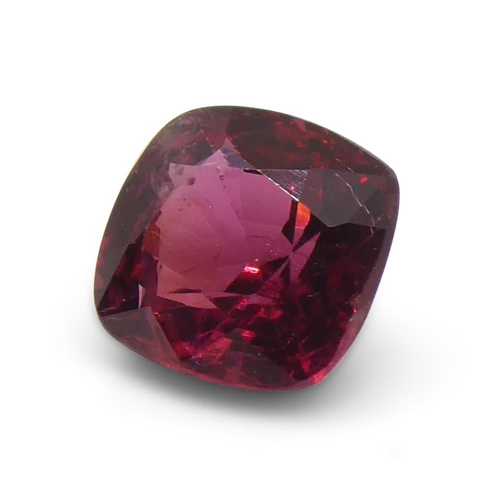 0.84ct Cushion Red Jedi Spinel from Sri Lanka For Sale 5