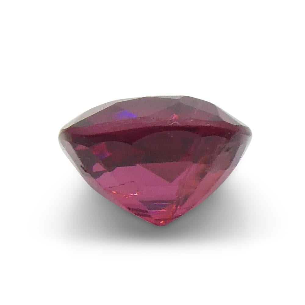 0.84ct Cushion Red Jedi Spinel from Sri Lanka For Sale 1