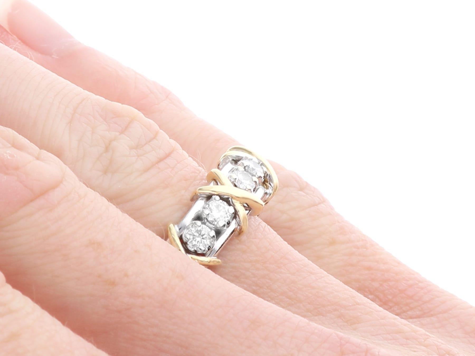 Diamond and 18k Gold Tiffany Eternity Ring - Jean Schlumberger's Design 7
