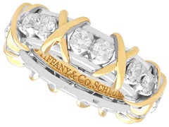 Diamond and 18k Gold Tiffany Eternity Ring - Jean Schlumberger's Design