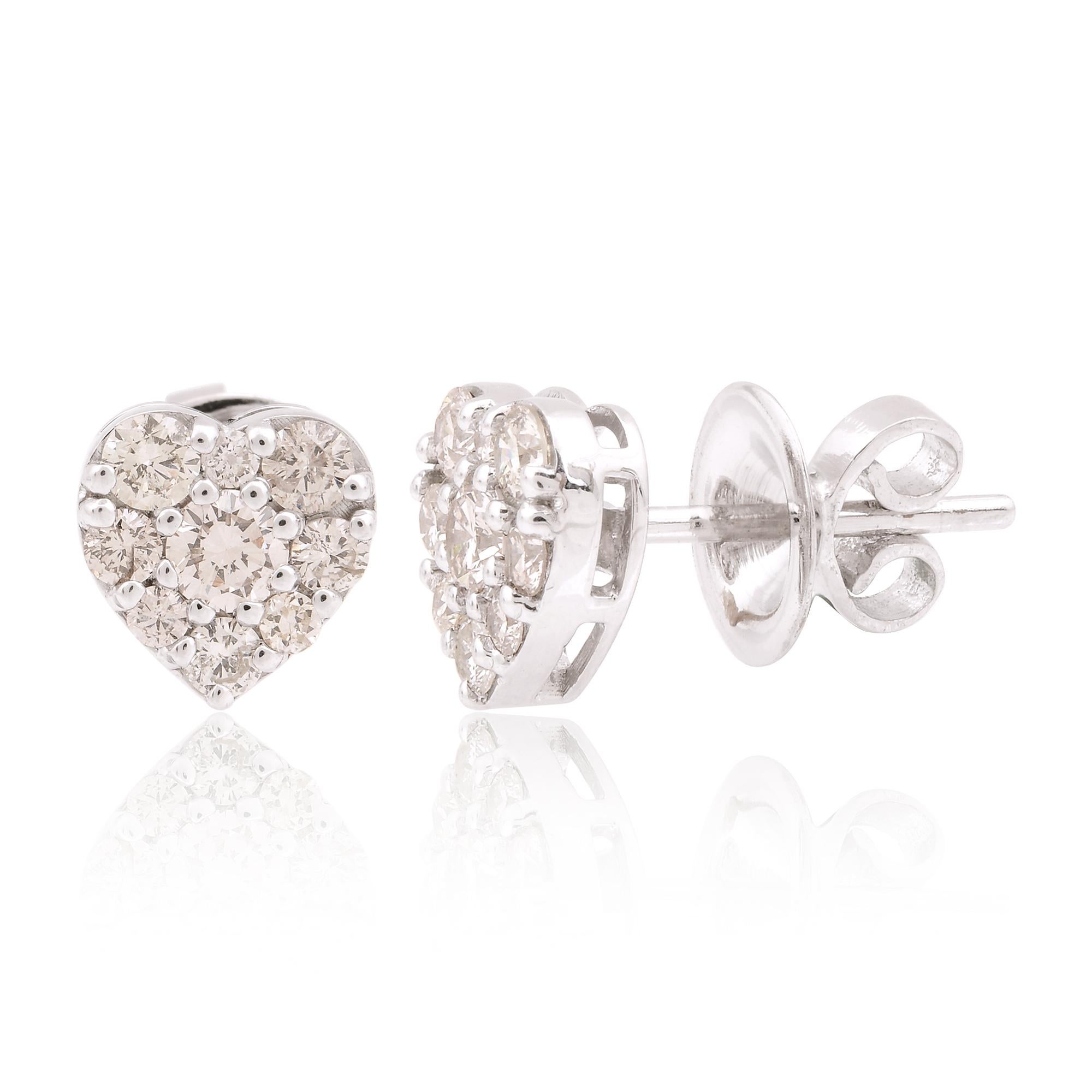Item Code :- STE-1187
Gross Weight :- 2.46 gm
10k White Gold Weight :- 2.29 gm
Diamond Weight :- 0.85 Carat  ( AVERAGE DIAMOND CLARITY SI1-SI2 & COLOR H-I )
Earrings Length :- 8 mm approx.
✦ Sizing
.....................
We can adjust most items to