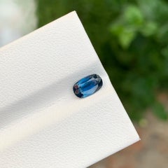 0.85 Carat Loose Vibrant Blue Sapphire Oval Shape Gem For Jewellery
