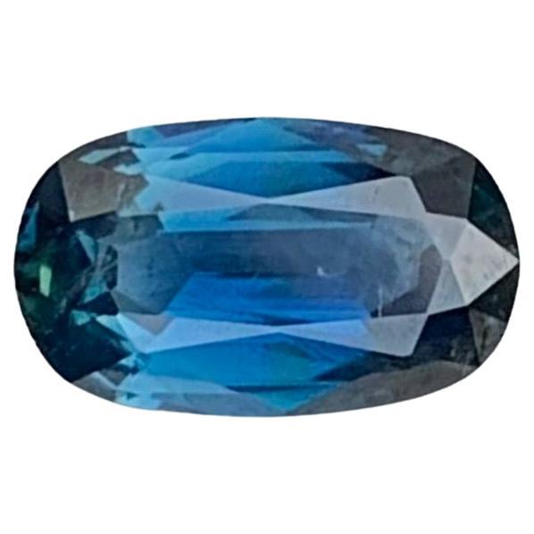 0.85 Carat Loose Vibrant Blue Sapphire Oval Shape Gem For Jewellery
