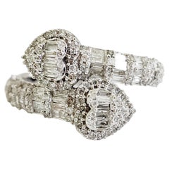 0.85 Carat Natural Diamond 14 Karat White Gold Ring