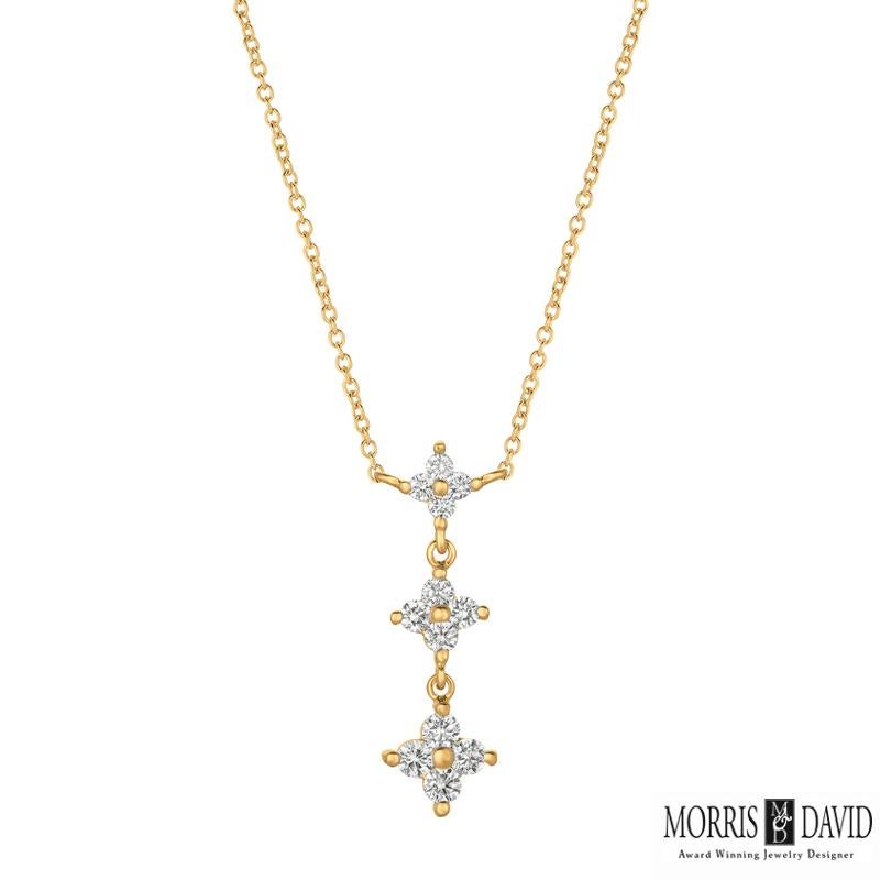 100% Natural Diamonds, Not Enhanced in any way Round Cut Diamond Necklace  
0.85CT
G-H 
SI  
1 1/8 inch in height, 3/8 inch in width
14K White Gold,    Pave Style,    3.1 grams
12 Diamonds

N5531W
ALL OUR ITEMS ARE AVAILABLE TO BE ORDERED IN 14K