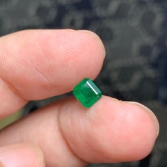 0.85 Carat Natural Loose Emerald Gemstone From Swat Mine, Pakistan