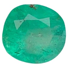 0.85 Carat Natural Loose Emerald Stone Oval Cut Gemstone From Afghanistan