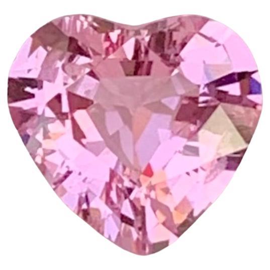 0.85 Carat Natural Loose Pink Spinel Heart Shape  Tanzania’s Gemstone