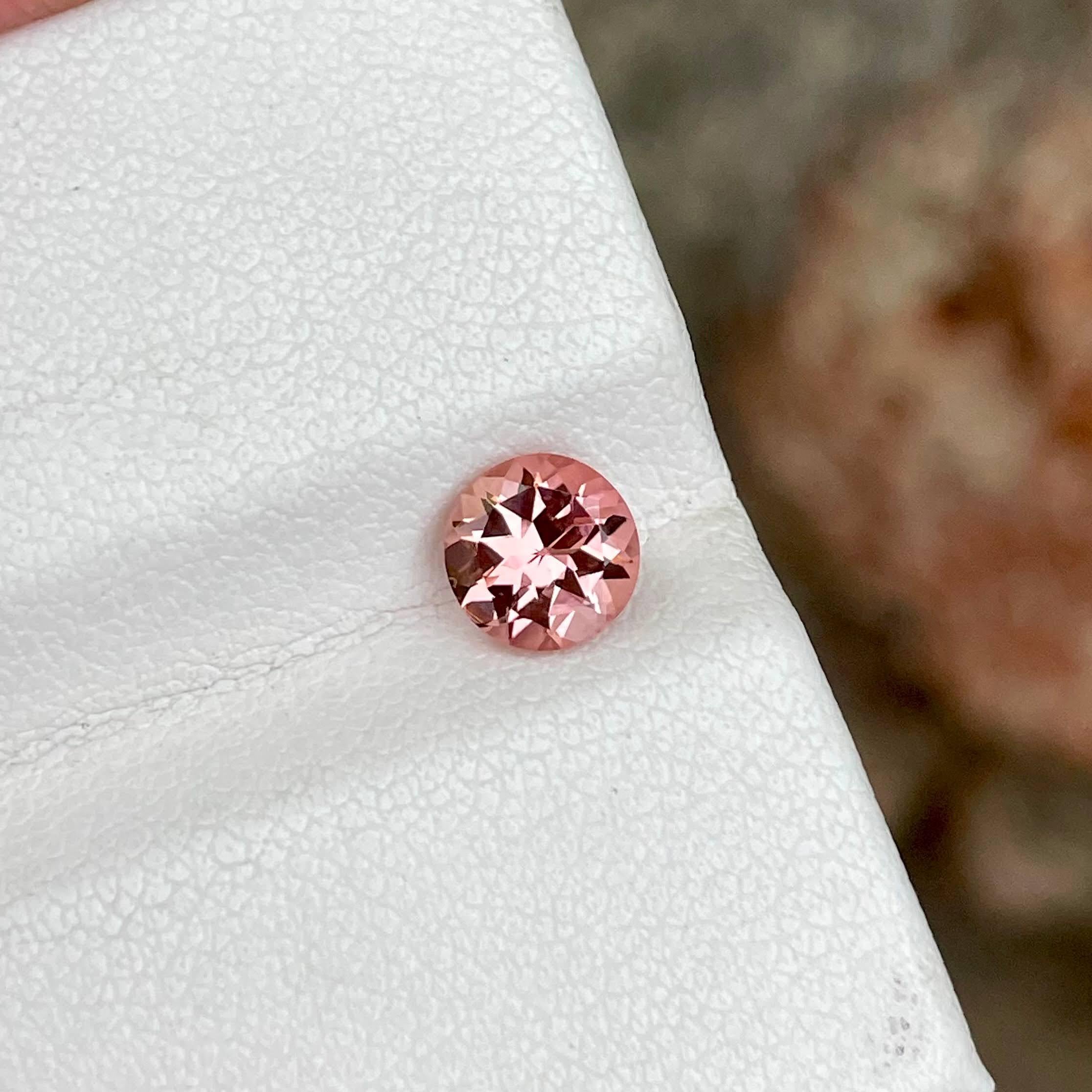Weight 0.85 carats 
Dimensions 6.1x6.1x3.9 mm
Treatment none 
Origin Afghanistan 
Clarity eye clean 
Shape round 
Cut round brilliant 



This captivating 0.85 carat Pink Tourmaline Stone is a true gem, meticulously round-cut to perfection.
