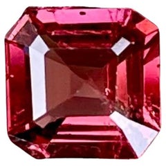 0.85 carats Red Spinel Stone Emerald Cut Natural Gemstone from Burma