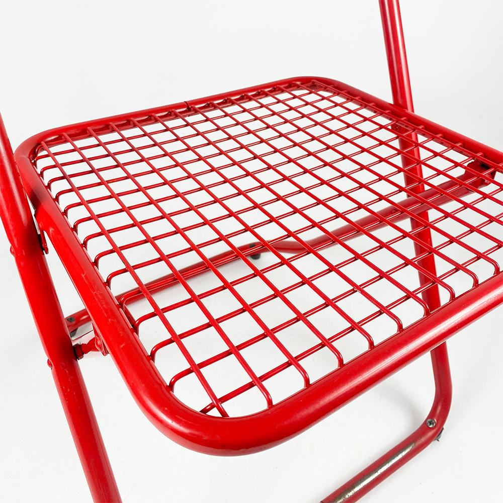 Spanish 085 Chair Made by Federico Giner, 1970s, Red