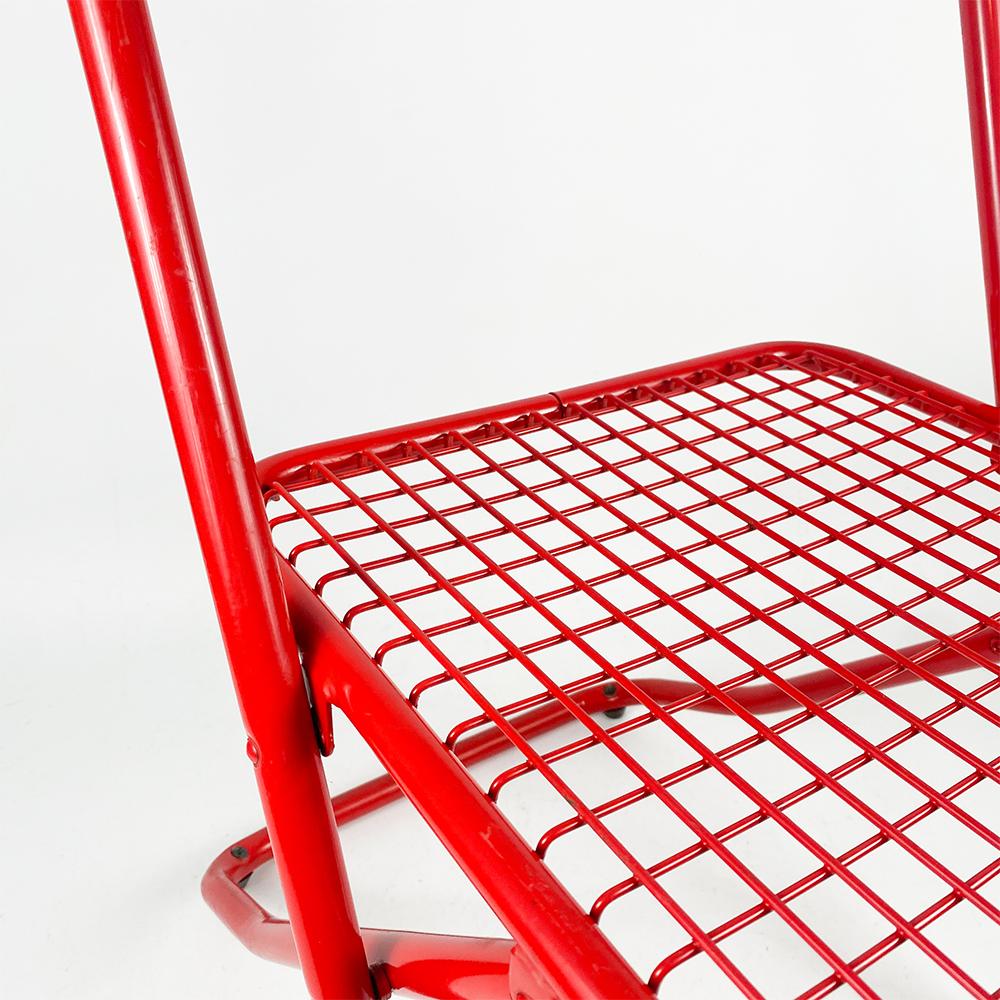 085 Chair Made by Federico Giner, 1970s, Red In Good Condition In FERROL, ES