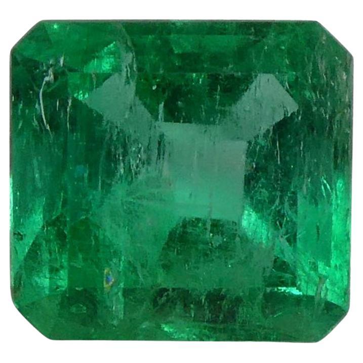 0.85 ct Emerald Cut Colombian Emerald For Sale