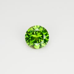 0.85 ct, Faceted Russian demantoid garnet