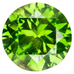 0.85 ct, Faceted Russian demantoid garnet