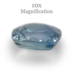 0.85ct Cushion Gunmetal Blue Sapphire from Sri Lanka Unheated