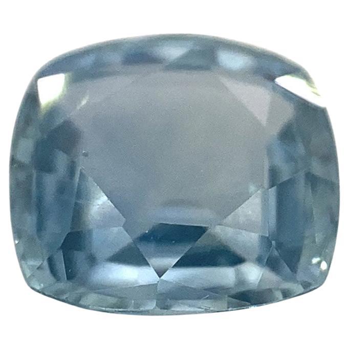 Saphir bleu taille coussin 0,85 carat, non chauffé, du Sri Lanka