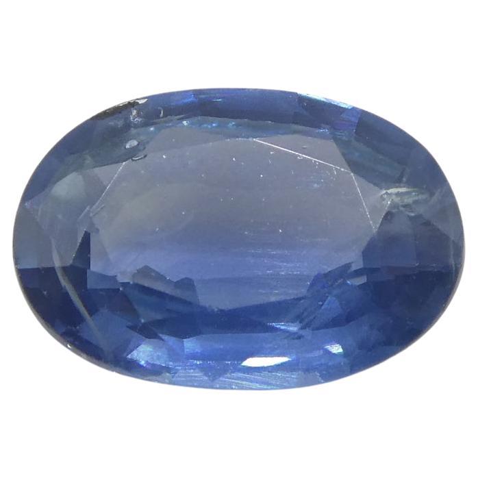 0.85ct Oval Blue Sapphire from Thailand