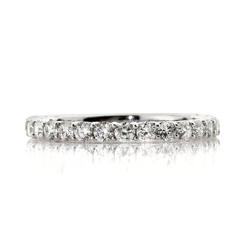 0.85ct Round Brilliant Cut Diamond Wedding Band