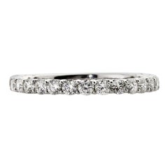 0.85ct Round Brilliant Cut Diamond Wedding Band