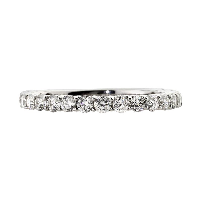 0.85ct Round Brilliant Cut Diamond Wedding Band