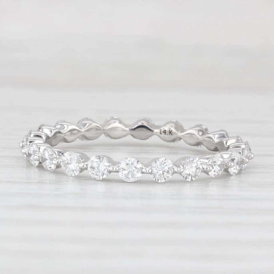 2.50ctw Pave Diamond Eternity Wedding Band Platinum Ring Anniversary ...