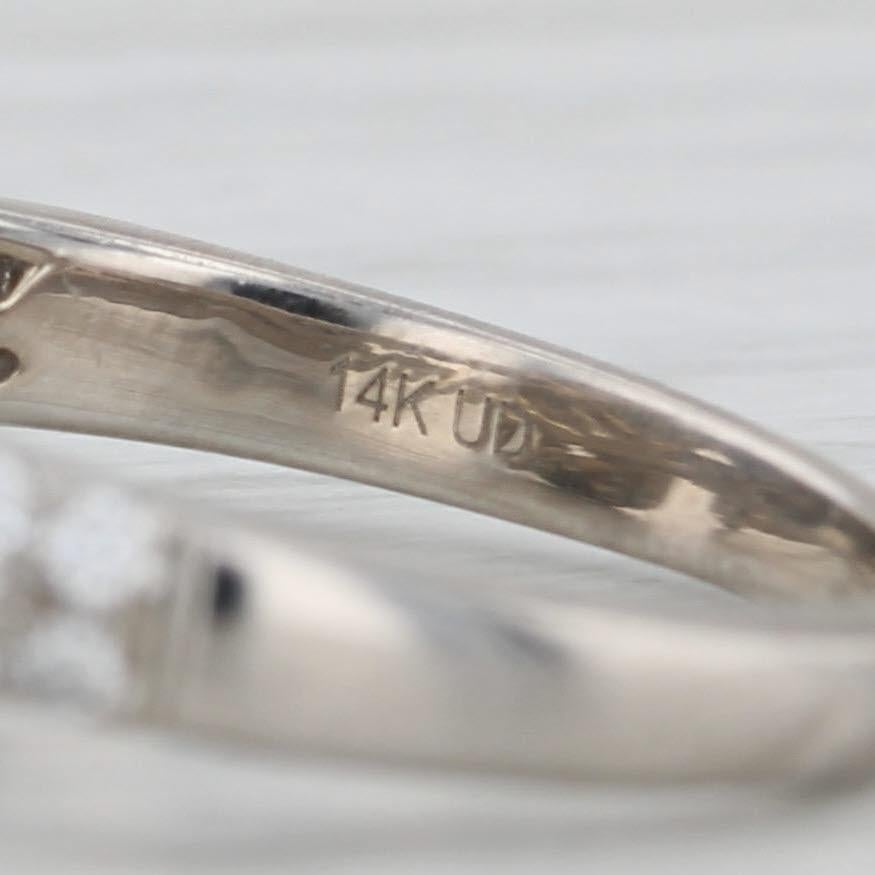 Anello di fidanzamento a forma di aureola con diamante da 0,85 ct. in vendita 2