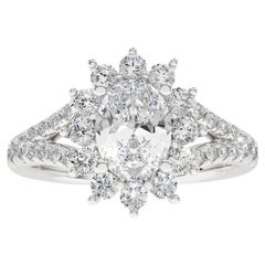 0.86 Carat Diamonds Vow Collection Ring in 14K White Gold