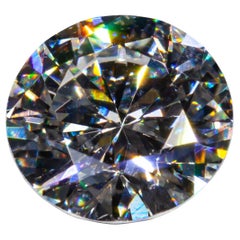 Diamant taille ronde brillant de 0,86 carat, certifié GIA, D/VS1