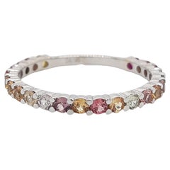 0.86 Carats Mix Colors Sapphire Ring 0.86 Carats Mix Colors Sapphire Ring