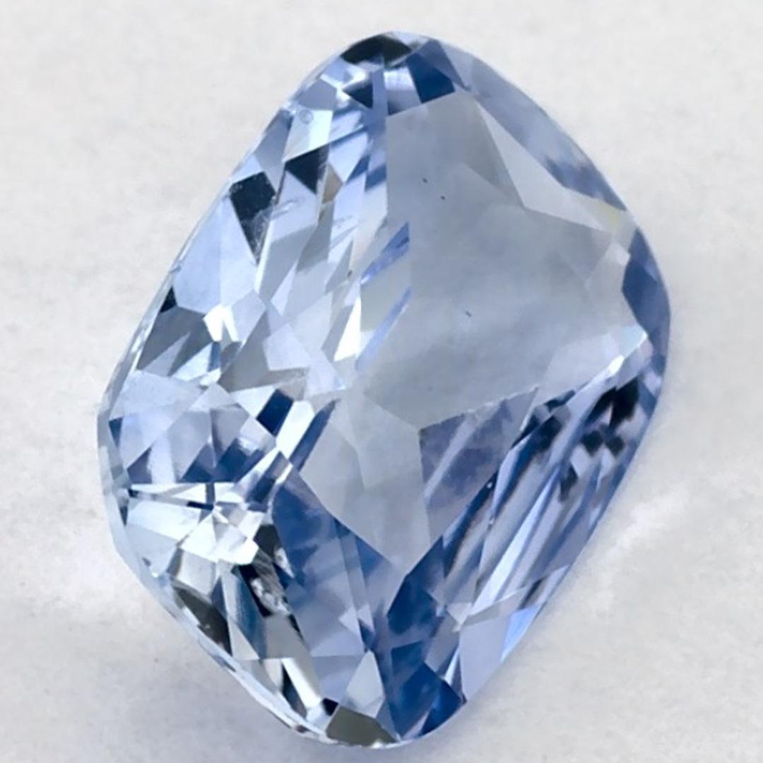 0.86 carati di zaffiro blu a cuscino, gemma sfusa in vendita 2