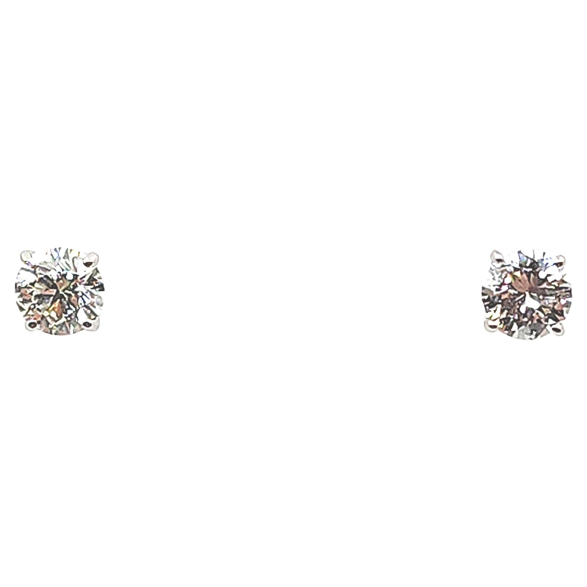 0.86 ct Diamond Stud Earrings