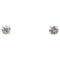 0.86 ct Diamond Stud Earrings