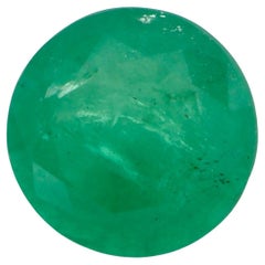 0.86 Ct Smaragd Runde Lose Edelstein