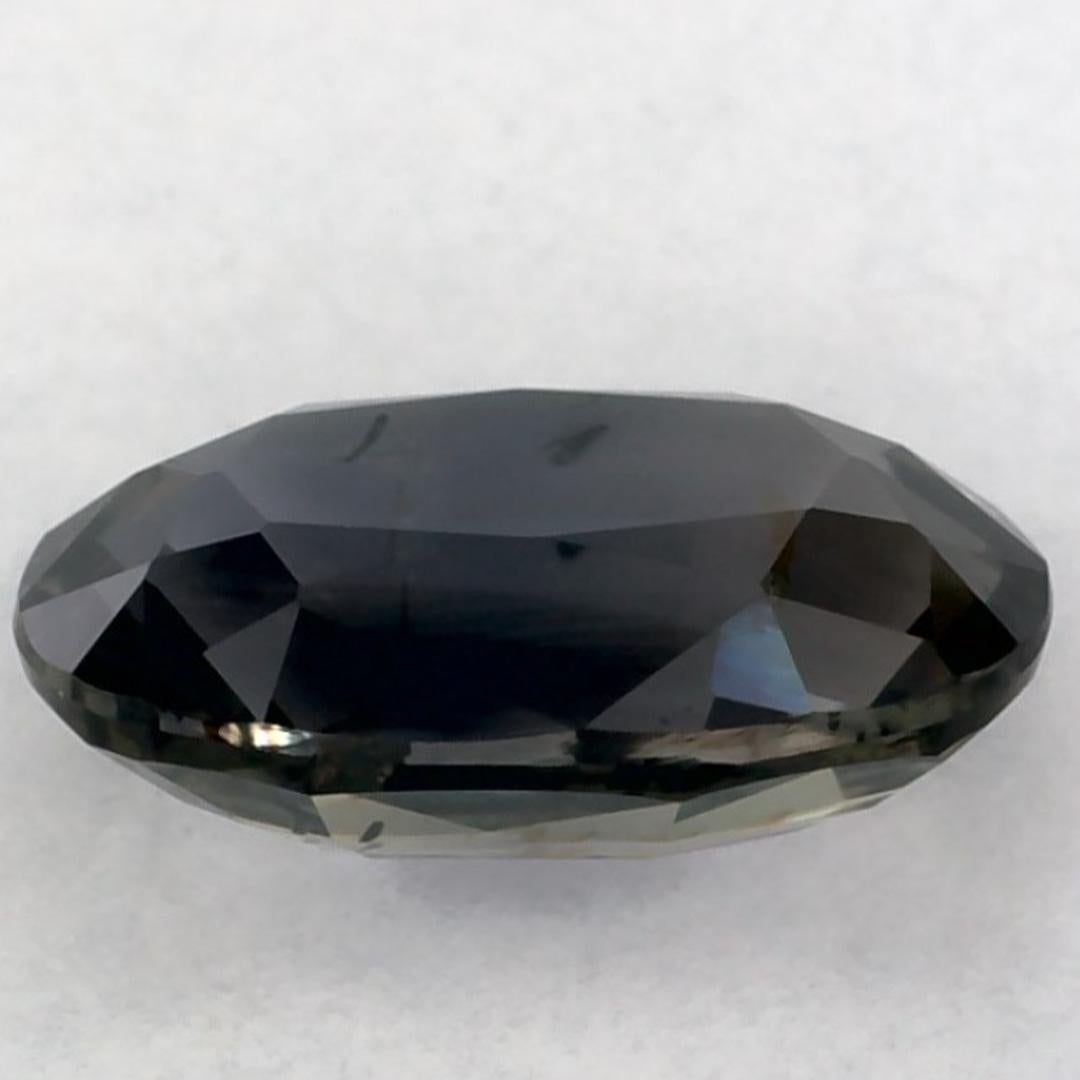 0.86 carati di zaffiro verde ovale sfuso In condizioni Nuovo in vendita a Fort Lee, NJ