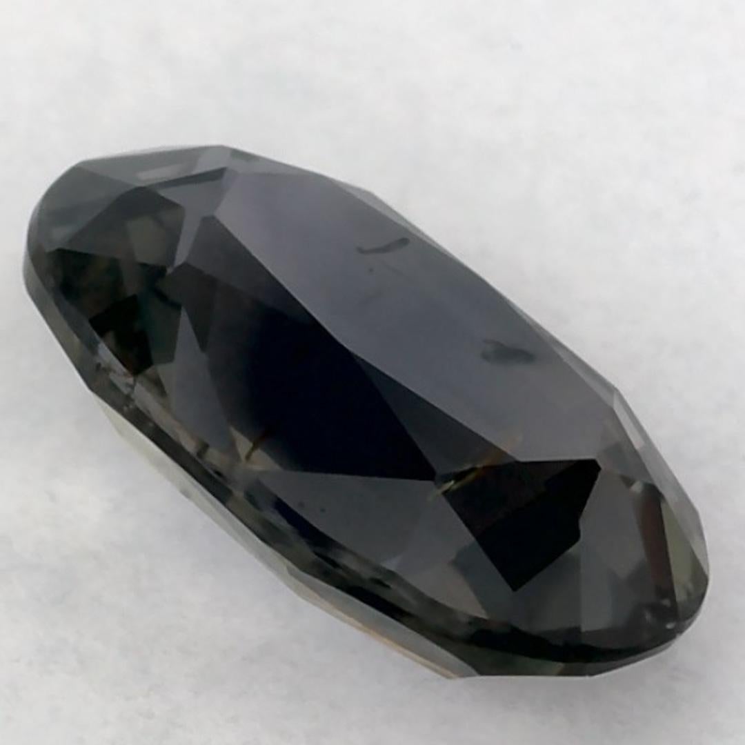 0.86 carati di zaffiro verde ovale sfuso in vendita 1