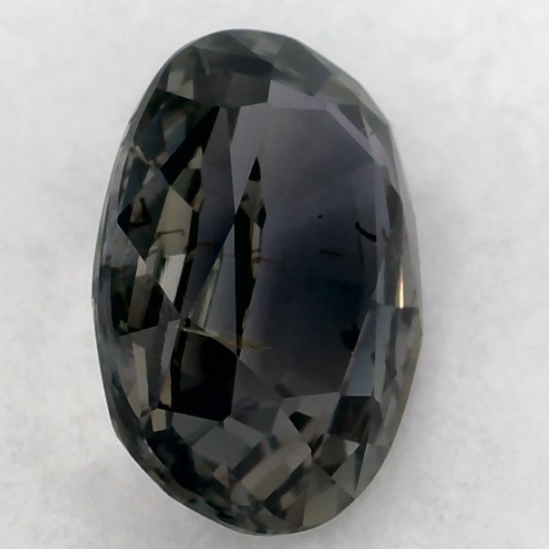 0.86 carati di zaffiro verde ovale sfuso in vendita 2