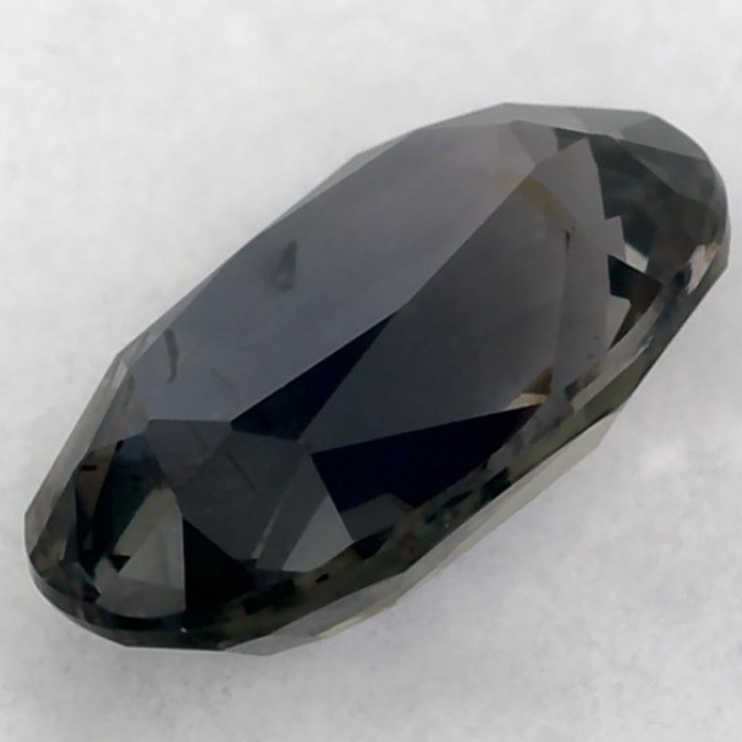 0.86 carati di zaffiro verde ovale sfuso in vendita 3