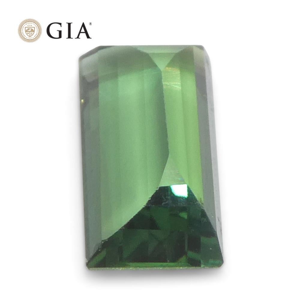 0,86ct Rettangolare/Baguette verde-bluastro a grigio-viola Alessandrite certificata GIA in vendita 9