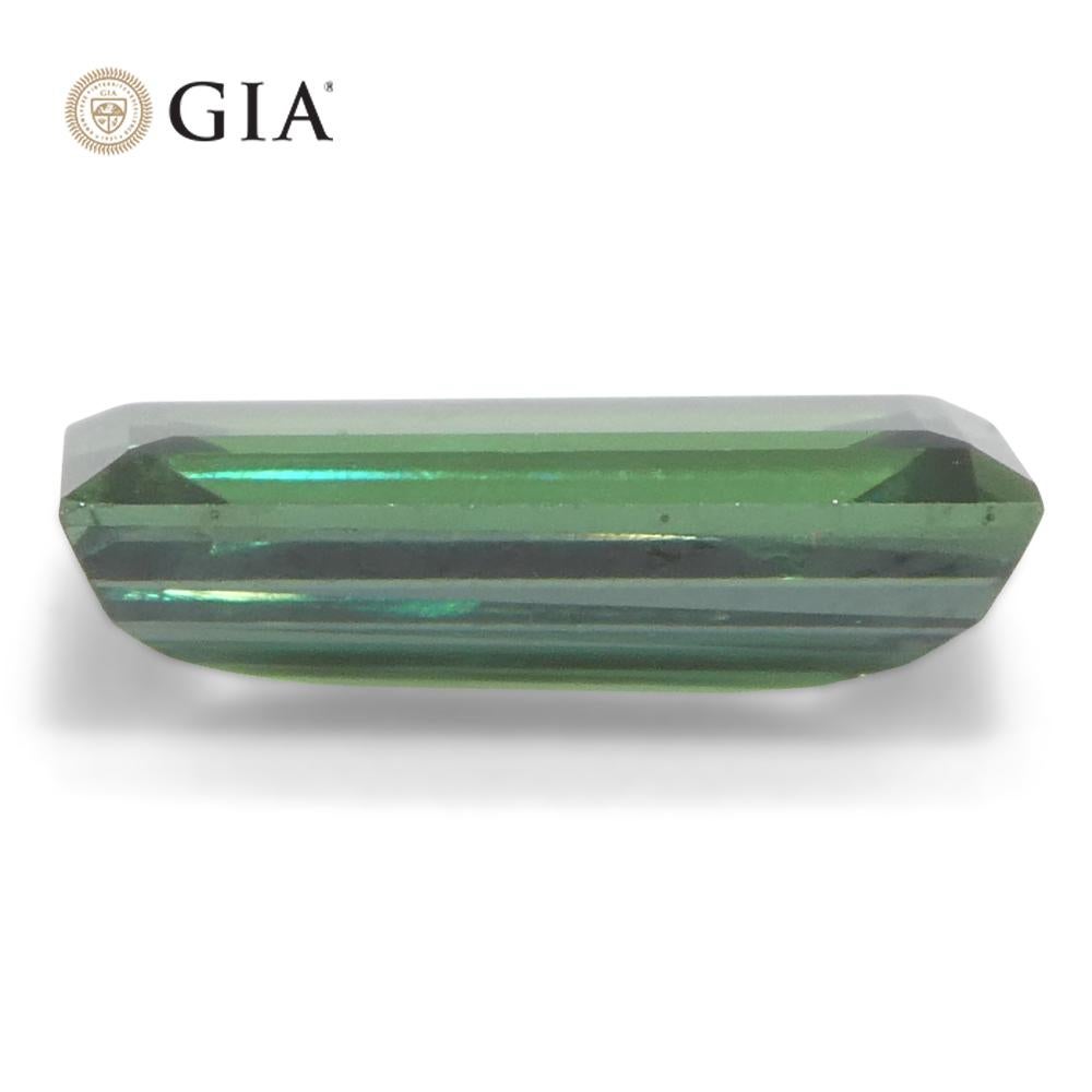 0,86ct Rettangolare/Baguette verde-bluastro a grigio-viola Alessandrite certificata GIA in vendita 10