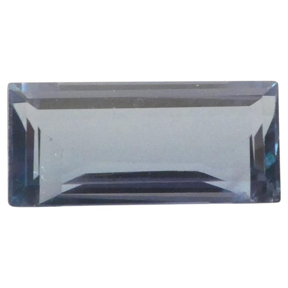 0,86ct Rettangolare/Baguette verde-bluastro a grigio-viola Alessandrite certificata GIA in vendita 8