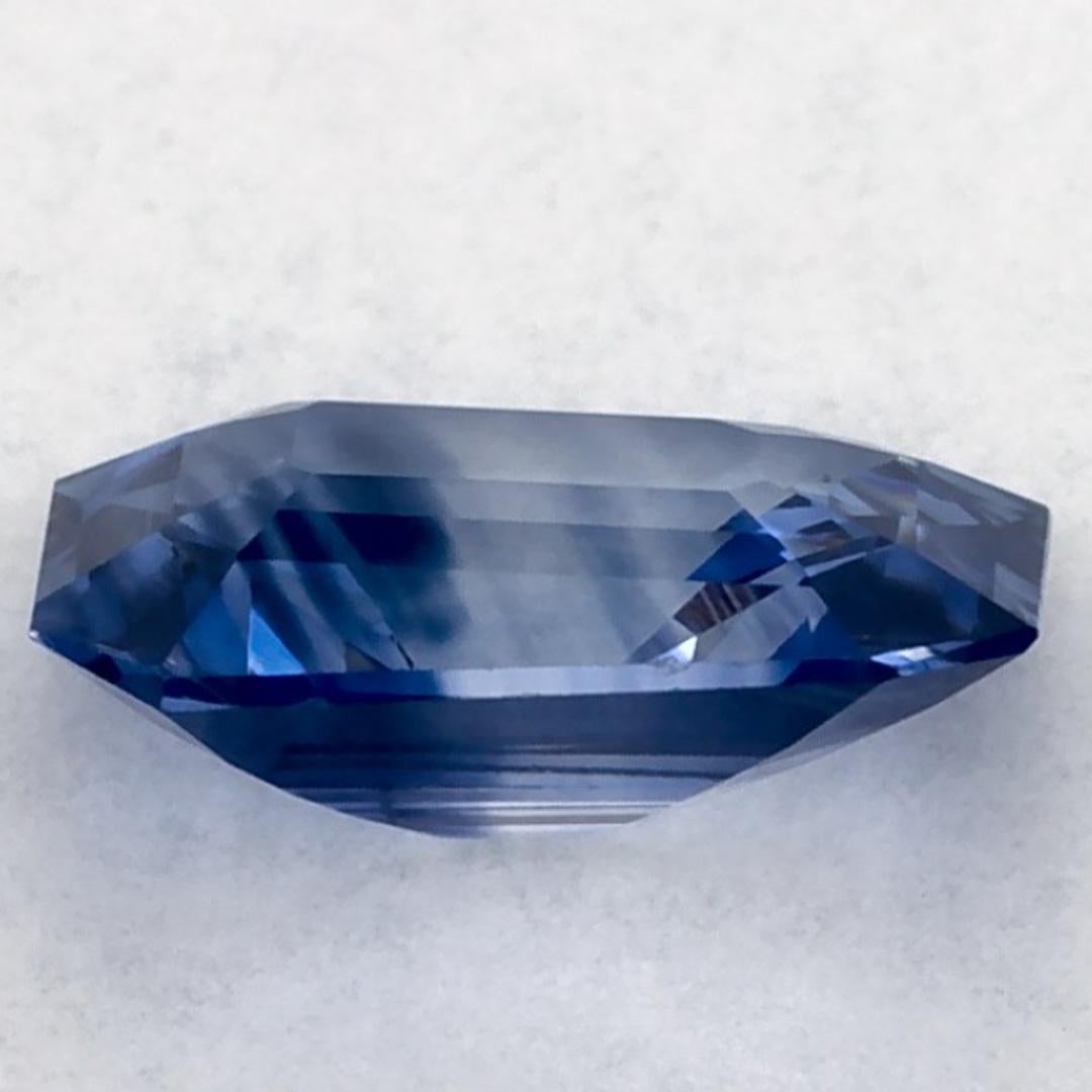 0.87 Karat Blauer Saphir Oktagon Loser Edelstein im Zustand „Neu“ im Angebot in Fort Lee, NJ