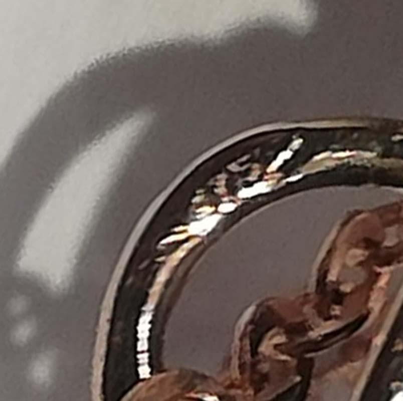 Collana con diamanti taglio vecchio da 0,87 carati, perle barocche, oro rosa e argento. in vendita 1