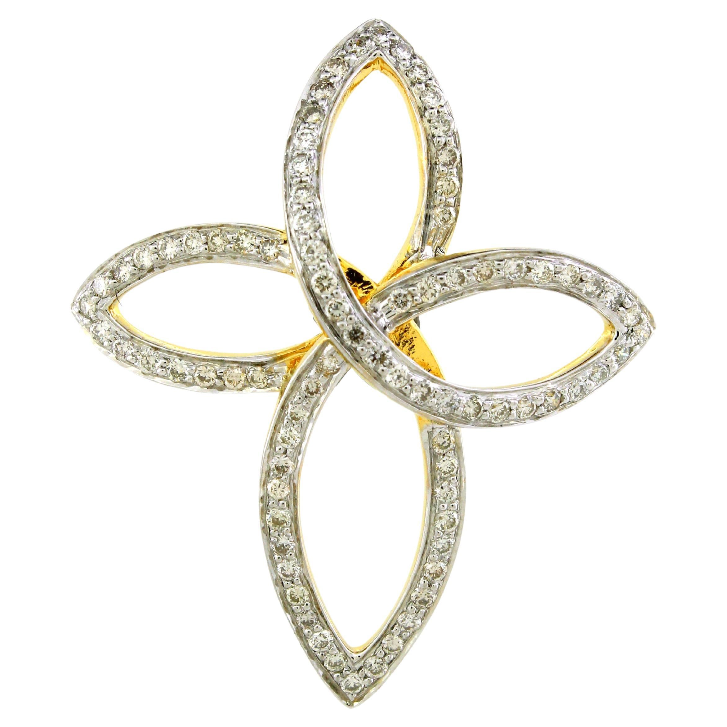0.87 cts of Diamonds Pendant