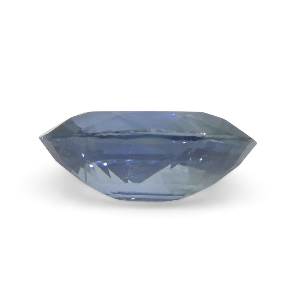 0.87ct Oval Blue Sapphire from Thailand For Sale 1