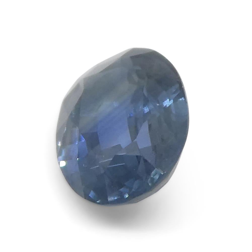0.87ct Oval Blue Sapphire from Thailand For Sale 2